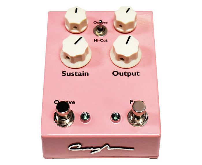 Cunningham Amps Octave Fuzz NOS Germanium and Silicon Transistors - Hybrid Circuit in Shell Pink