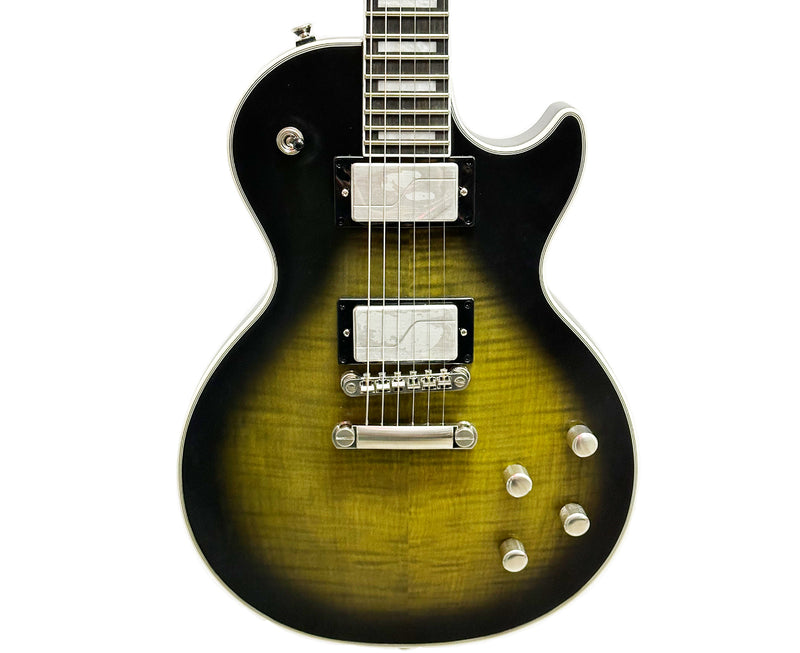 Epiphone Les Paul Prophecy Electric Guitar in Olive Tiger