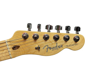 Fender American Standard Telecaster Electric Guitar in Crimson Red Transparent 2008