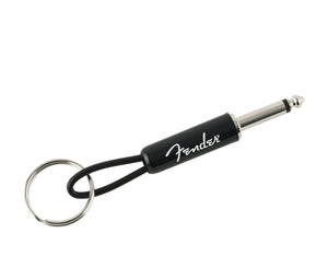 Fender Guitar Plug Keychain Black