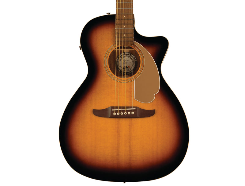 Fender Newporter Player Acoustic-Electric Guitar in Sunburst