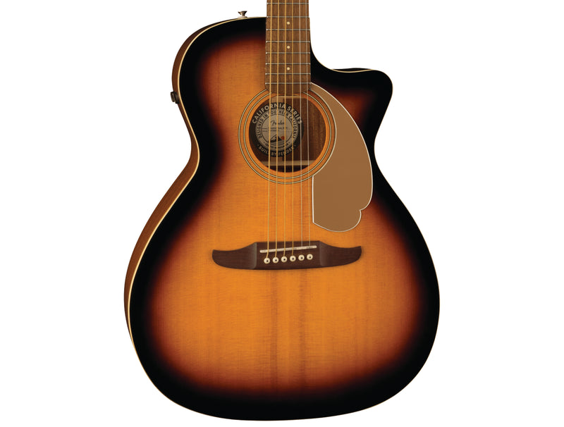 ギター Fender Newporter Player SB WN Fender Newporter Player Acoustic-Electric Guitar in Sunburst