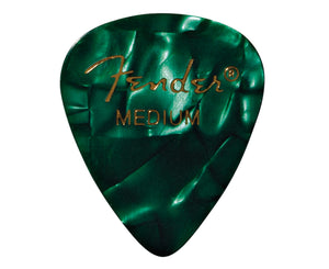 Fender Premium Celluloid 351 Medium Picks - Green Moto - Single Pick