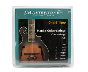 Gold Tone Mastertone Custom 6-String Banjitar or Mandolin Strings .008 - .042w