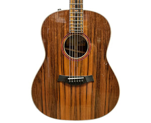 Taylor Guitars Custom Grand Pacific Acoustic-Electric Guitar - Stripy Red Sinker Top | Honduran Rosewood with Tooled Case