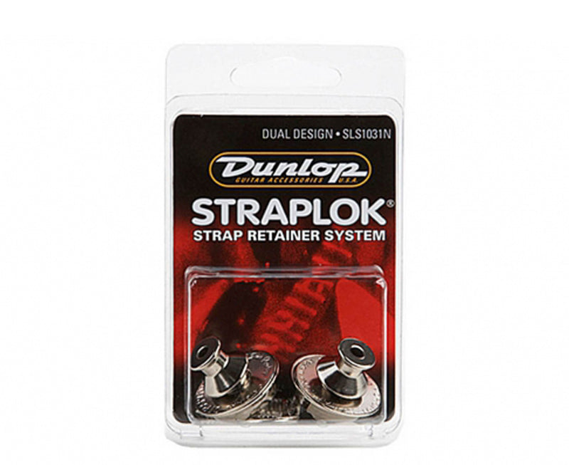 thumbnail image 2 of Dunlop Dual Design Straplok System - Silver/Nickel Guitar Strap Locks 2 of 12