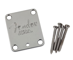 Fender USA 4-Bolt Fender Corona California Neck Plate Chrome