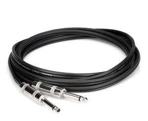 Hosa SKJ-625 Speaker Cable 1/4 Inch TS to Same 25 Foot