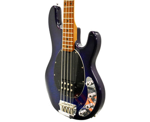 Sterling by Music Man RAY34FM-NBL Bass in Neptune Blue