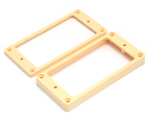 Allparts Curved Cream Humbucking Pickup Ring Set for Epiphone Guitars