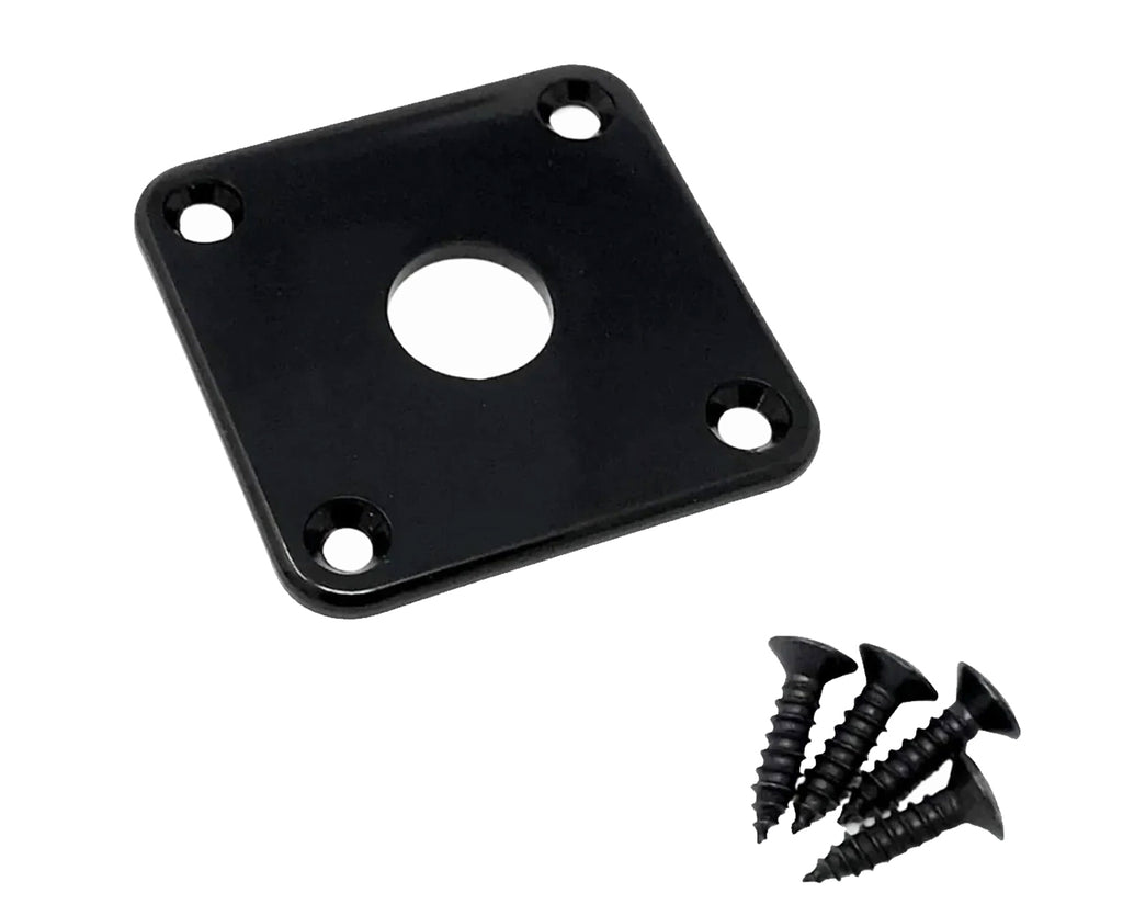 Allparts Black Plastic Jackplate for Gibson Les Paul