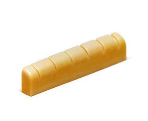 Allparts Slotted Bone Nut for Gibson Guitars - Unbleached