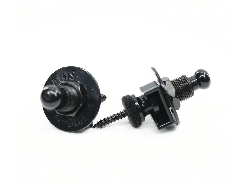 Allparts Primo Guitar Security Strap Locks In Black