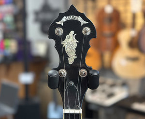 Alvarez White Eagle 5-String Bluegrass Banjo w/ Case
