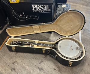 Alvarez White Eagle 5-String Bluegrass Banjo w/ Case