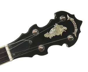 Alvarez White Eagle 5-String Bluegrass Banjo w/ Case