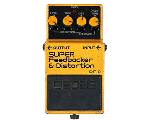 Boss DF-2 Super Distortion and Feedbacker (80's Black Label)