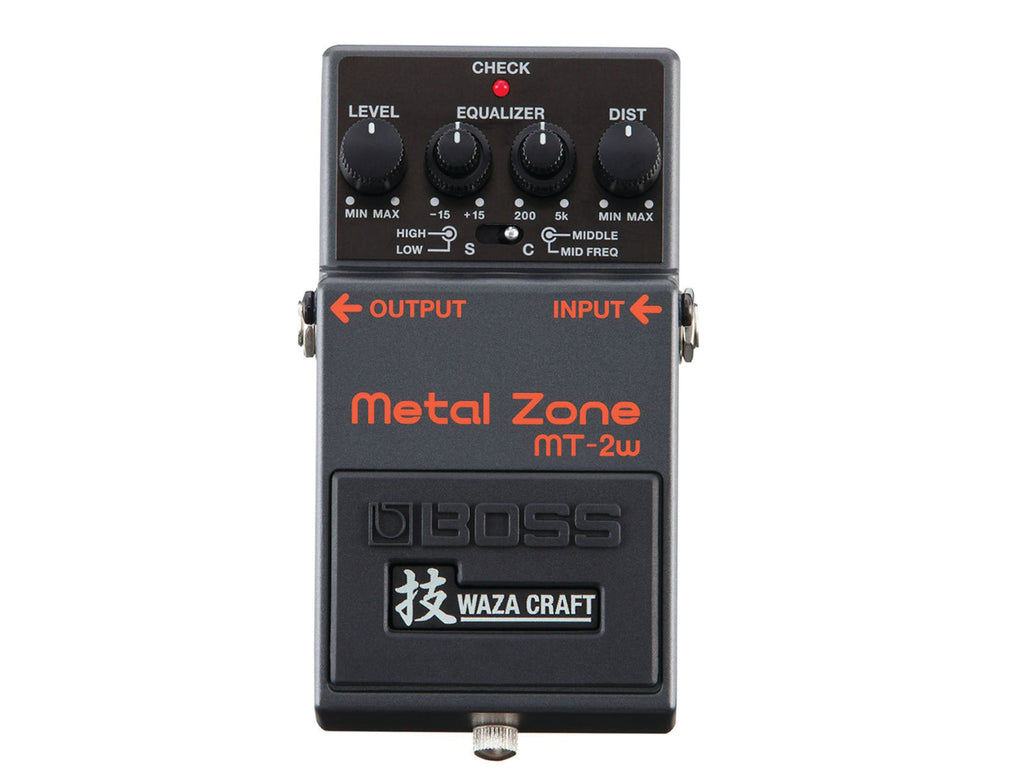 Boss MT-2W Waza Craft Metal Zone Distortion Pedal