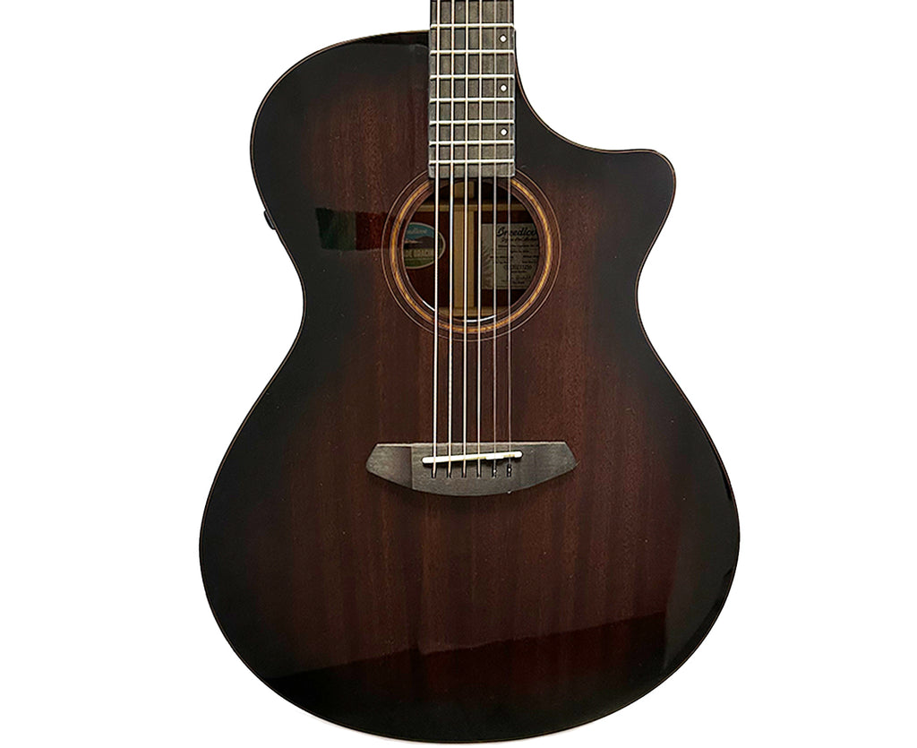 Breedlove Wildwood Pro Dreadnought Concerto CE African Mahogany in Suede Burst