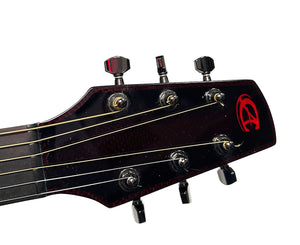 Composite Acoustics GX-HG-WRB Acoustic-Electric Guitar in Wine Red Burst