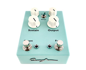 Cunningham Amps Octave Fuzz NOS Germanium and Silicon Transistors - Hybrid Circuit in Sea Foam