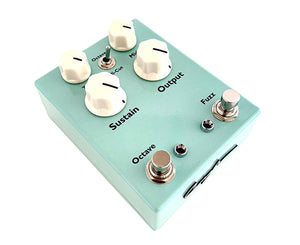 Cunningham Amps Octave Fuzz NOS Germanium and Silicon Transistors - Hybrid Circuit in Sea Foam