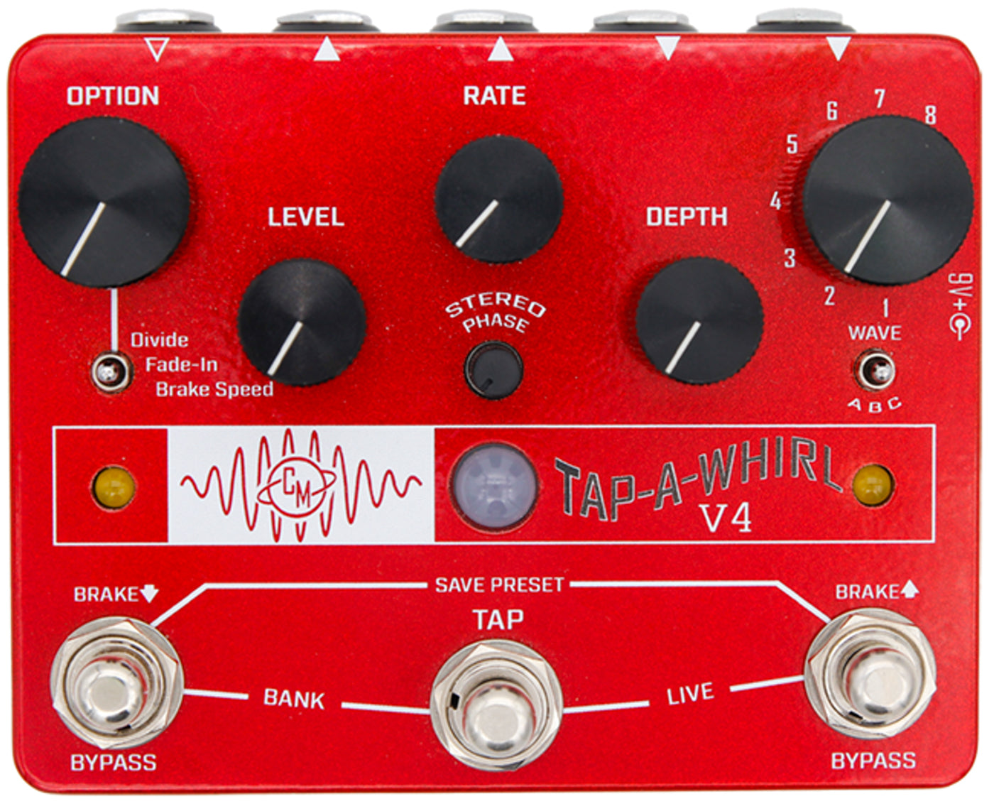 Cusack Music Tap-a-Whirl V4 Analog Tap Tempo Tremolo Pedal
