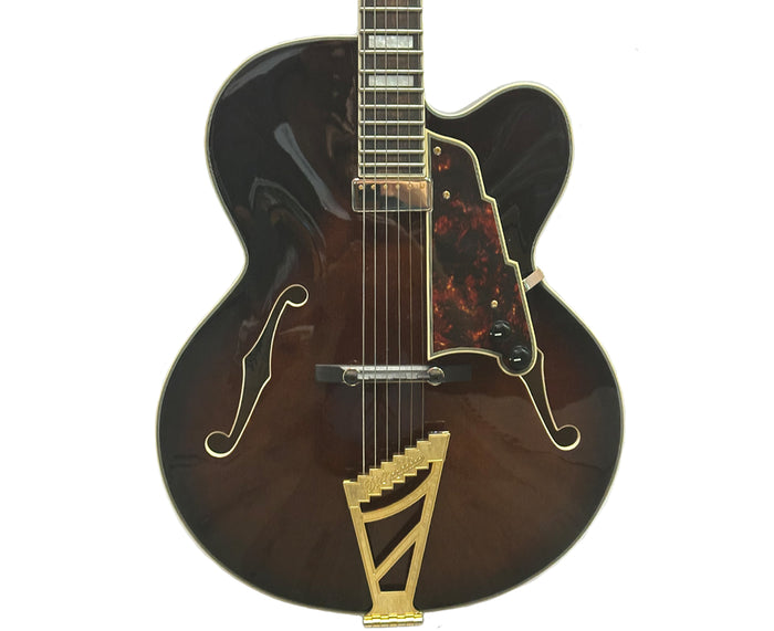 D'Angelico Premier EXL-1 Hollowbody Electric Guitar in Brown Burst