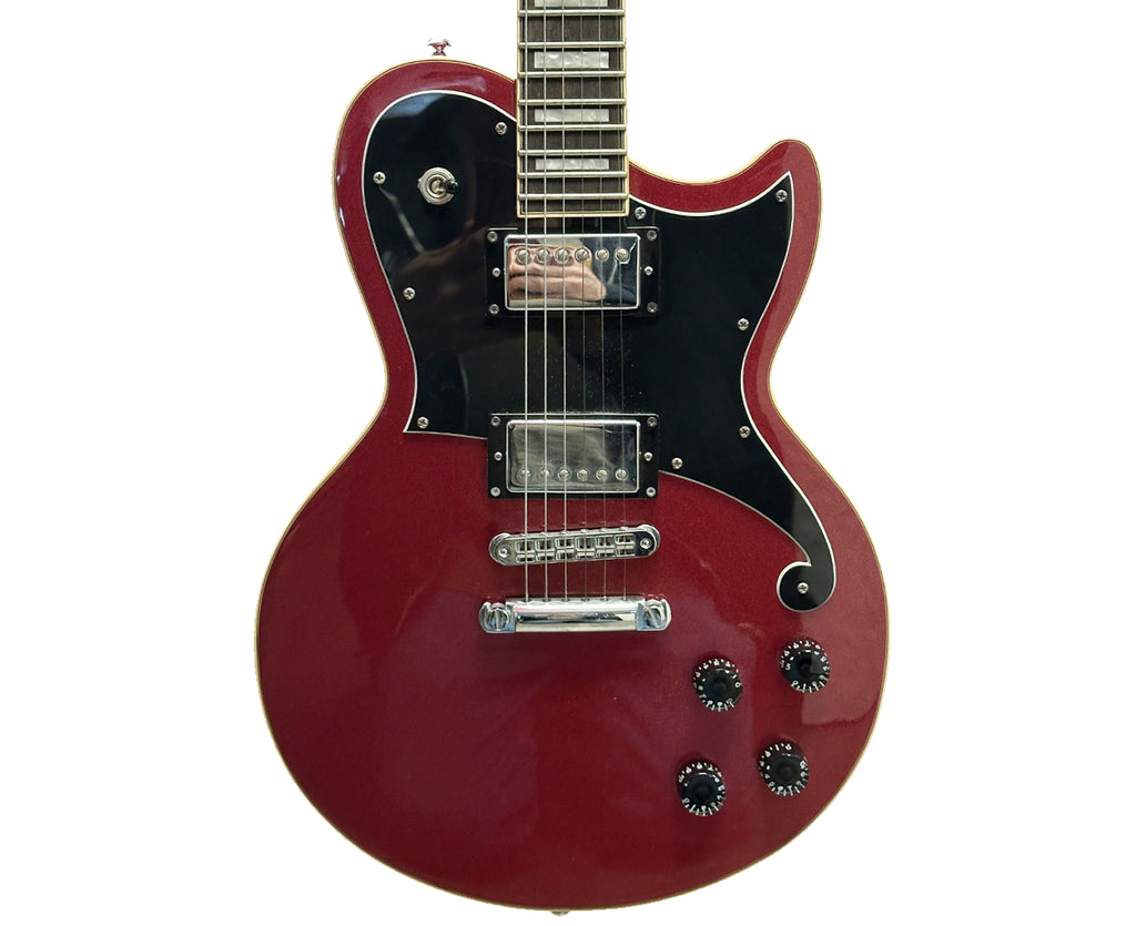 D'Angelico Premier Atlantic Electric Guitar Oxblood w/Gig Bag - Megatone Music