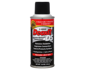 Hosa D5S-6 CAIG DeoxIT 5% Spray Contact Cleaner, 5 oz.