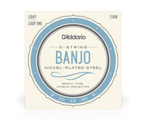 D'Addario EJ60 Light 5-String Banjo Strings (9-20)