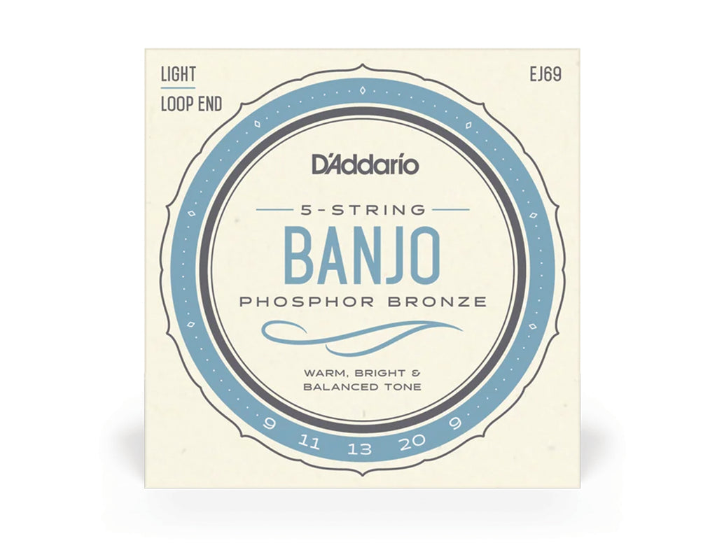 D'Addario EJ69 Light 5-String Banjo Strings (9-20)