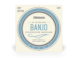D'Addario EJ69 Light 5-String Banjo Strings (9-20)