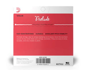 D'Addario Violin Prelude Set 4/4 Heavy, J810 4/4H