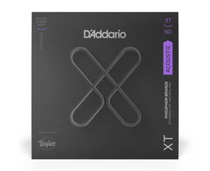 D'Addario XTB3790GS XT Taylor GS Mini Coated Phosphor Bronze Acoustic Bass Guitar Strings - .037-.090 Custom Light