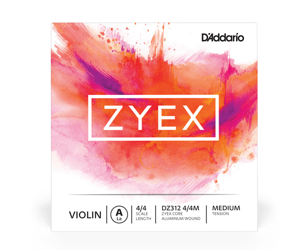 D'Addario Zyex A String, 4/4 Scale, Medium Tension