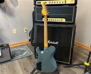 Dean Zelensky Dellatera ATW Deluxe Paisley Electric Guitar in Gunhill Blue Burst w/ Case, Many Upgrades!