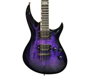 ESP E-II Horizon III FM Electric Guitar in Purple Flame MIJ