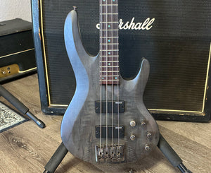 ESP LTD B-204SM in See Thru Black Satin