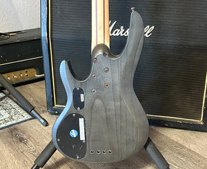 ESP LTD B-204SM in See Thru Black Satin