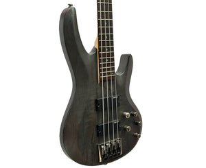 ESP LTD B-204SM in See Thru Black Satin