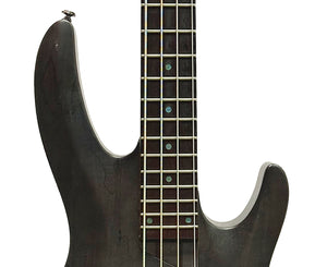 ESP LTD B-204SM in See Thru Black Satin