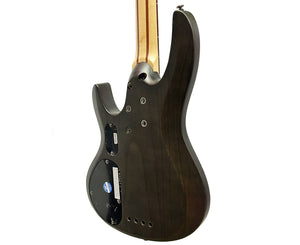 ESP LTD B-204SM in See Thru Black Satin