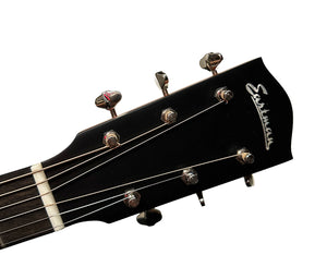 Eastman E1SS-DLX-SB Slope Shoulder Dreadnought Acoustic Guitar with Gig Bag