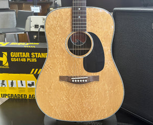 Eastman PCH2-D Dreadnought Acoustic Guitar | Solid Thermo-Cure Sitka Spruce Top in Natural with Gig Bag - Amazing Top!