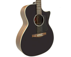 Eastman PCH2-GACE-BK Acoustic-Electric Guitar in Gloss Black w/ Gig Bag