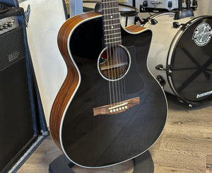 Eastman PCH2-GACE-BK Acoustic-Electric Guitar in Gloss Black w/ Gig Bag