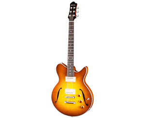 Eastman Romeo California Semi-Hollow Electric Guitar in Goldburst w/ Bare Knuckle Pickups and Case