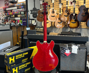 Eastman T386-RD Semi-Hollow Electric Guitar in Vintage Red w/ Case