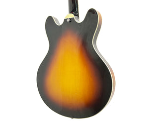 Eastman T386-RD Semi-Hollow Electric Guitar in Vintage Sunburst w/ Case